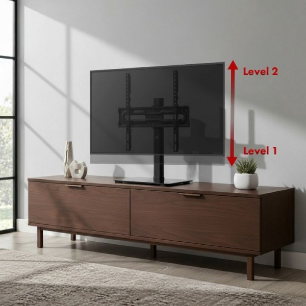 Maclean Uniwersalny stojak, max 35kg MC-132 na szafke RTV, obrót 20 stopni, dla TV 32-55''