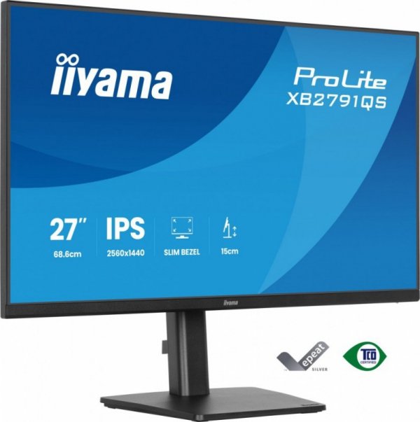 IIYAMA Monitor 27 cali XB2791QS-B1 IPS, QHD, HDMI, DP