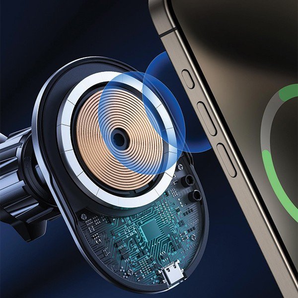 SODI Uchwyt indukcyjny MagSafe do kratki wentylacyjnej 15W C50 czarny