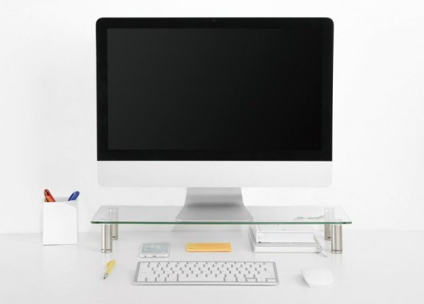 Gembird Podstawka szklana na monitor (rozmiar M)