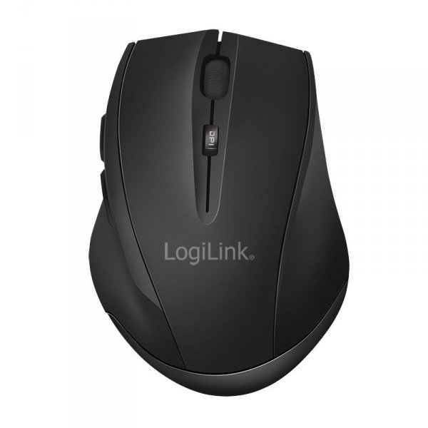 LogiLink Mysz bezprzewodowa BT 5.0,ergonomiczna, czarna