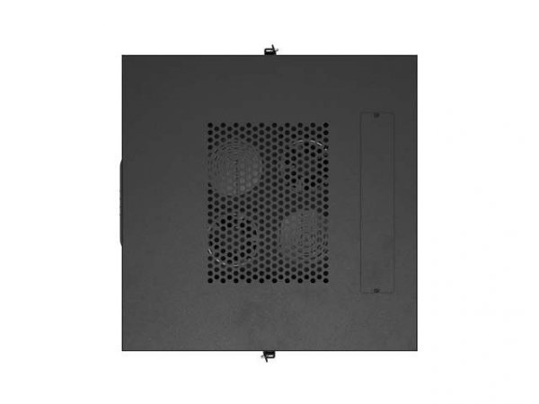 Lanberg Szafa instalacyjna rack stojąca 19" 24U 600x600  czarna drzwi przeszklone LCD ( Flat pack)V2