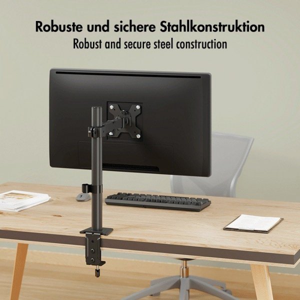 LogiLink Uchwyt do monitora 17 - 32', max 10kg., stalowy