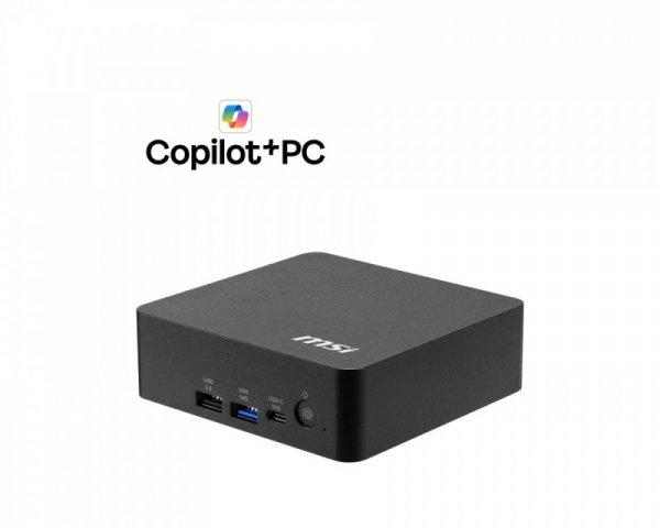 MSI Mini PC Cubi NUC AI+ 3MG-005BEU noOS/CU5-322/WiFi/BT/Black