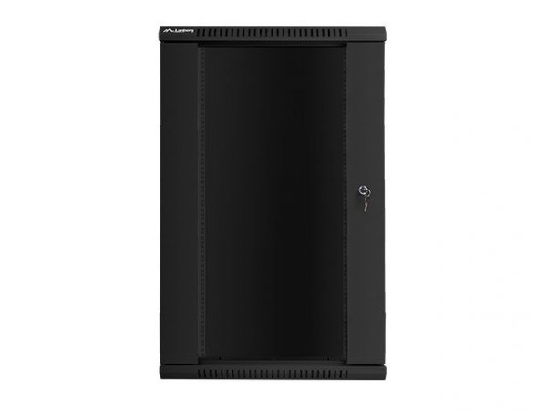 Lanberg Szafa instalacyjna wisząca 19 cali 22U 600X600mm czarna (drzwi szklane)