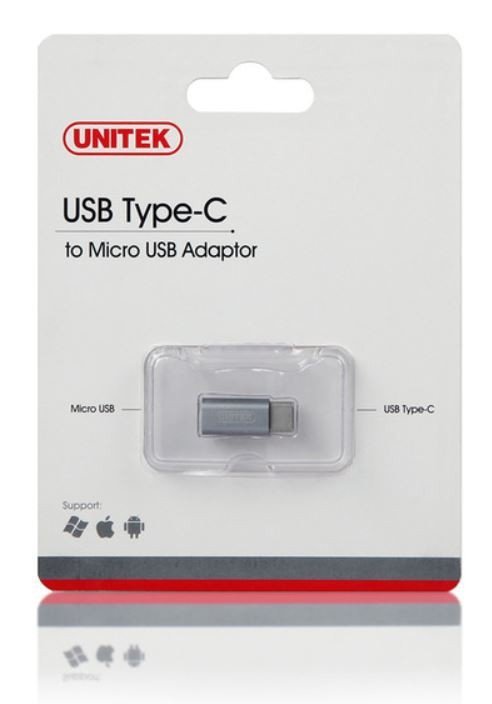 Unitek Adapter USB TYP-C do microUSB; Y-A027AGY
