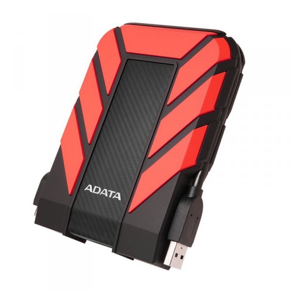 Adata Dysk twardy DashDrive Durable HD710 2TB 2.5 USB3.1 czerwony