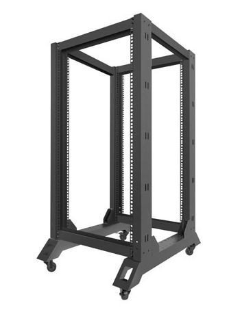 Lanberg Stojak Open Rack 22U 600x800mm czarny