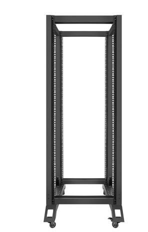 Lanberg Stojak Open Rack 32U 600x800mm czarny