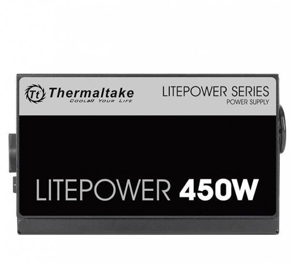 Thermaltake Litepower II Black 450W (Active PFC, 2xPEG, 120mm)