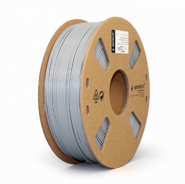 Gembird Filament drukarki 3D ABS/1.75 mm/1kg/szary