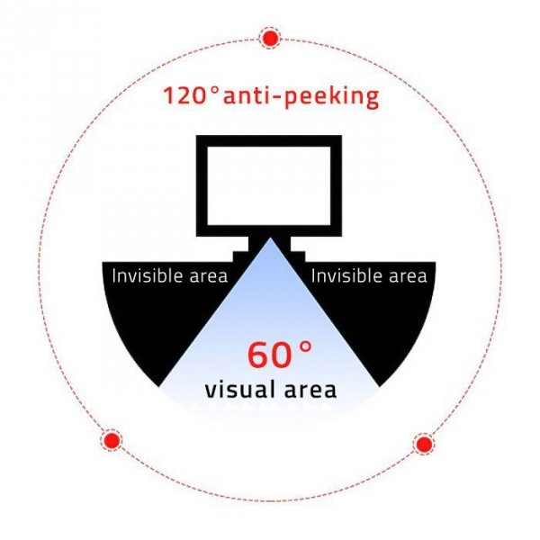Qoltec Filtr prywatyzujący RODO | 15,6 cala | 16:9
