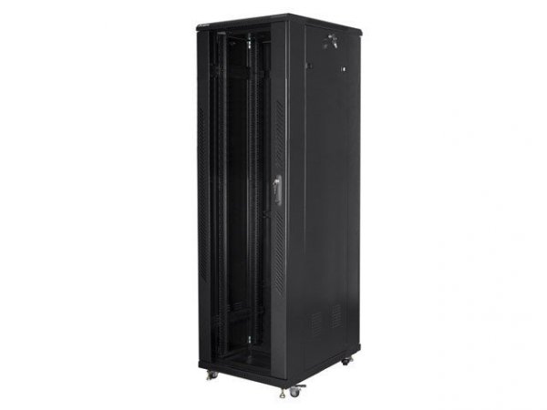 Lanberg Szafa stojąca Rack 19 42U 600x1000mm czarna FF01-6042-12B