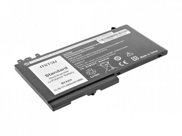 Mitsu Bateria do Dell Latitude E5450, E5550 3400 mAh (38 Wh) 10.8 - 11.1 Volt