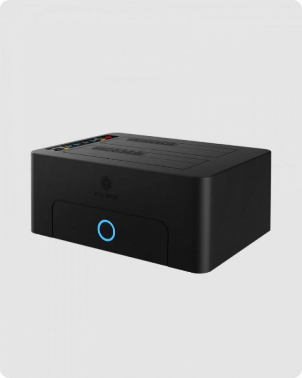 IcyBox Stacja dokująca/klonująca IB-1232CL-U3 2x2,5&quot; lub 3,5&quot;  SATA HDD, UASP & SATA III ( 6GBits/s )