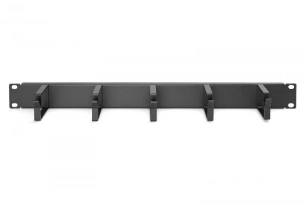 Digitus Organizer kablowy poziomy typu RING 19" 1U, 40x483x60mm, czarny