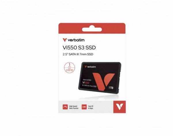 Verbatim Dysk SSD wewnętrzny 1TB SATA III Czarny