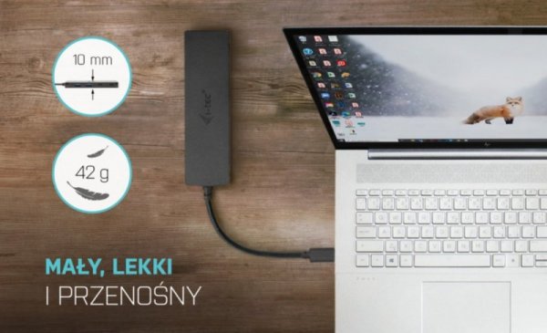 i-tec Hub USB-A/USB-C Metal 2x USB 3.0 + 2x USB-C (10 Gbps)