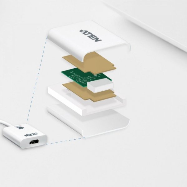 ATEN Adapter DisplayPort do HDMI 4K
