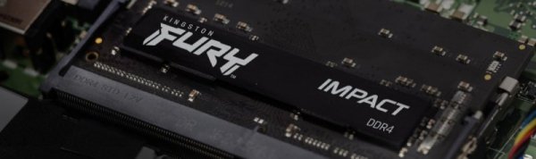 Kingston Pamięć DDR4 FURY Impact SODIMM 32GB(2*16GB)/2666 CL16