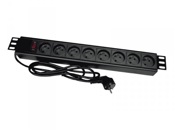 ALANTEC Listwa zasilająca 19&quot; 8xCEE 7/5 wtyk CEE 7/7