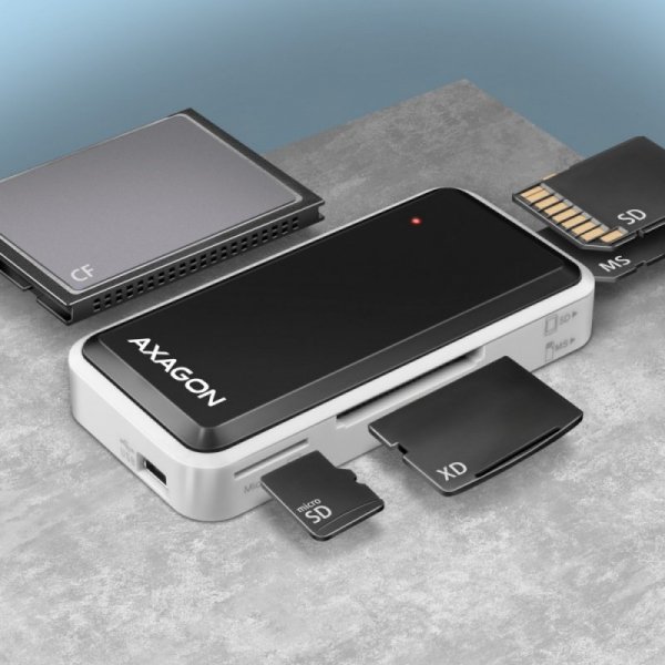 AXAGON CRE-X1 Czytnik zewnętrzny mini, 5-slot ALL-IN-One