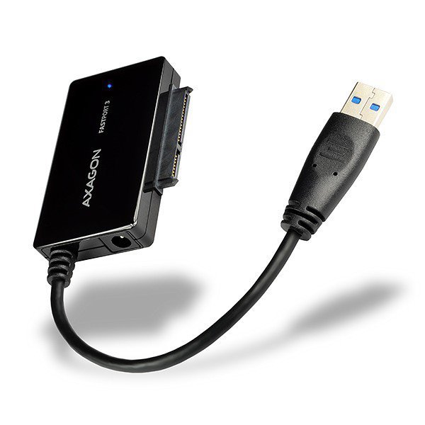 AXAGON ADSA-FP3 Adapter USB 3.2 Gen 1 - SATA 6G HDD FASTport3 (2.5&quot;, 3.5&quot;, 5.25&quot;) w tym zasilacz