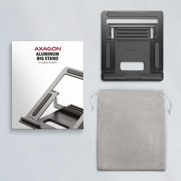 AXAGON STND-L Podstawka do laptopów aluminiowa 10-16&quot;, 4 regulowane kąty nachylenia