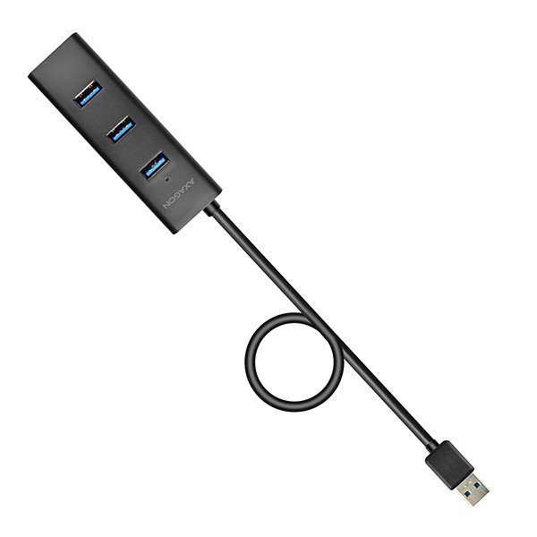 AXAGON HUE-S2BP Hub 4-portowy USB 3.2 Gen 1 charging hub 1.2m   kabel, AC adapter
