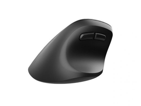 Natec Mysz bezprzewodowa wertykalna Crake 2 2400 DPI Bluetooth 5.2 + 2.4GHz dla leworęcznych Czarna