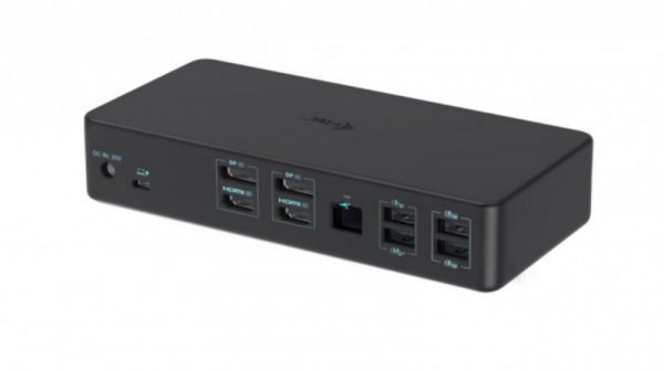 i-tec Stacja dokująca USB 3.0 / USB-C / Thunderbolt 3 Professional Dual 4K Display Docking Station Generation 2 + Power Delivery