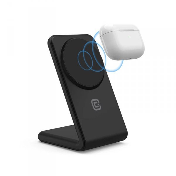 CRONG Ładowarka bezprzewodowa MagSpot Stand 2w1 z MagSafe do iPhone i AirPods