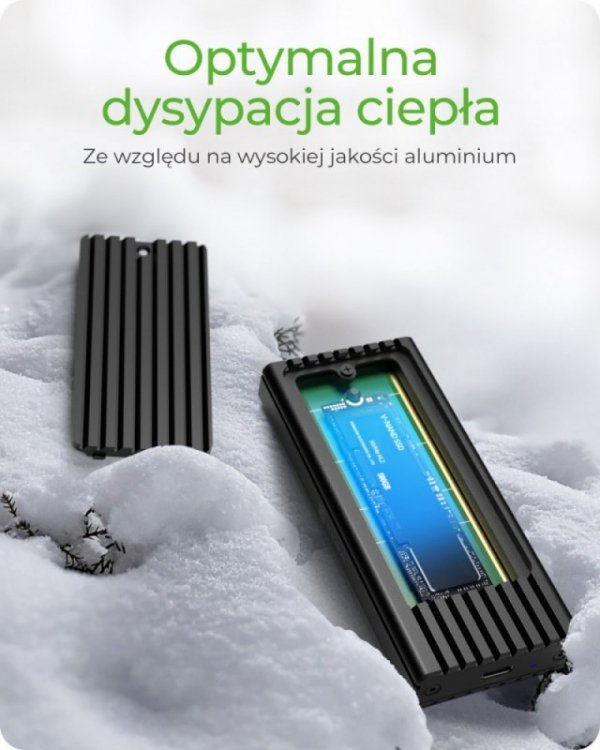 IcyBox Obudowa IB-1917M-C32a NVMe USB 3.2 Gen 2x2,  20 Gbit/s