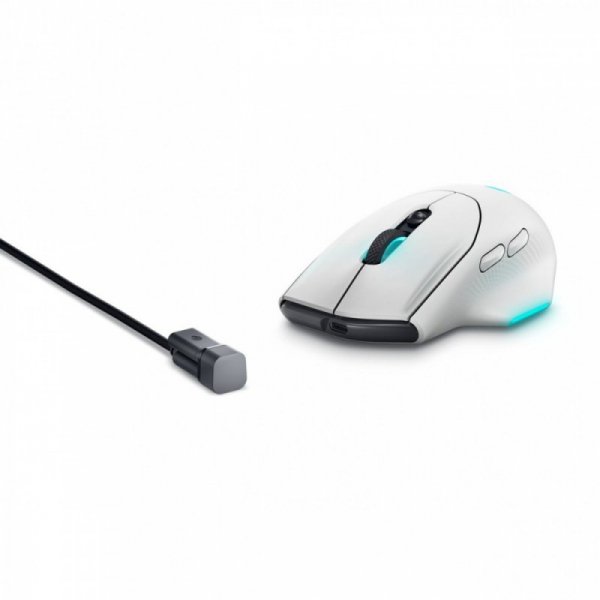 Dell Mysz bezprzewodowa Alienware AW620M Lunar light