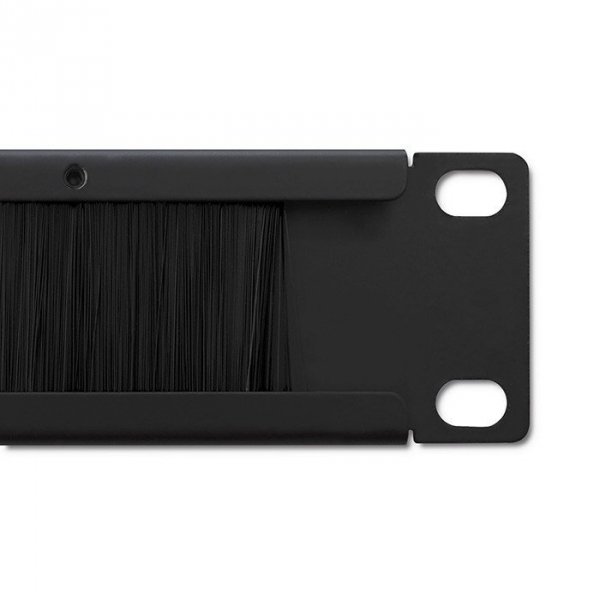 Qoltec Przepust szczotkowy do szaf RACK 19" | 1U
