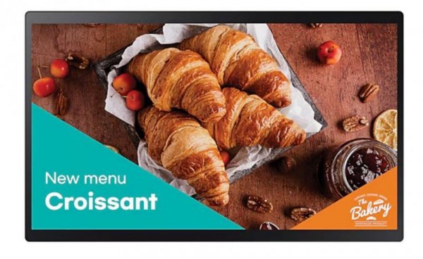 Samsung Monitor profesjonalny QB24C-T 24cali Matowy, Dotykowy 16h/7 250(cd/m2) 1920x1080(FHD) S10 Player(Tizen7, VXT Ready) WiFi