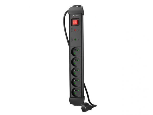 Lanberg Listwa zasilająca  1,5m 5x230V  SP1-05E-0150-BK