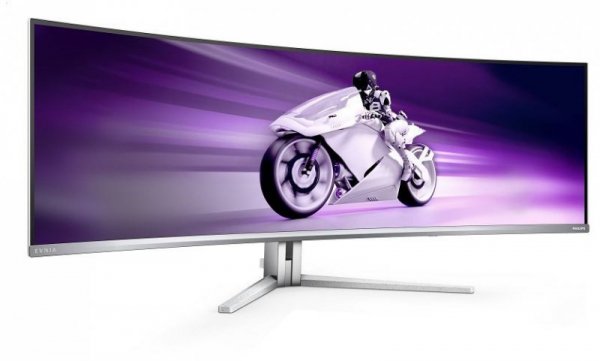 Philips Monitor zakrzywiony 49M2C8900L 48.9 cala QD OLED 144Hz HDMIx2 DP USB-C KVM HAS