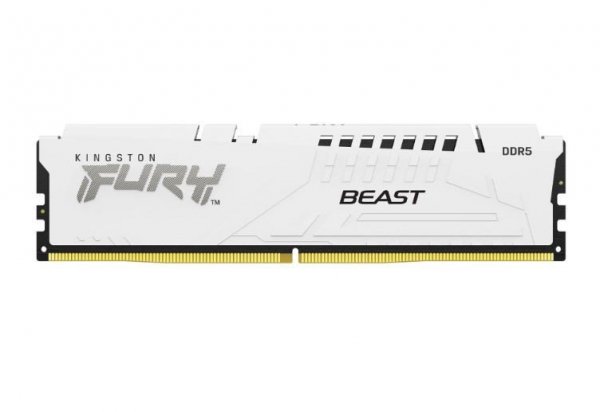 Kingston Pamięć DDR5 Fury Beast 32GB(2*16GB)/6000 CL30 EXPO biała