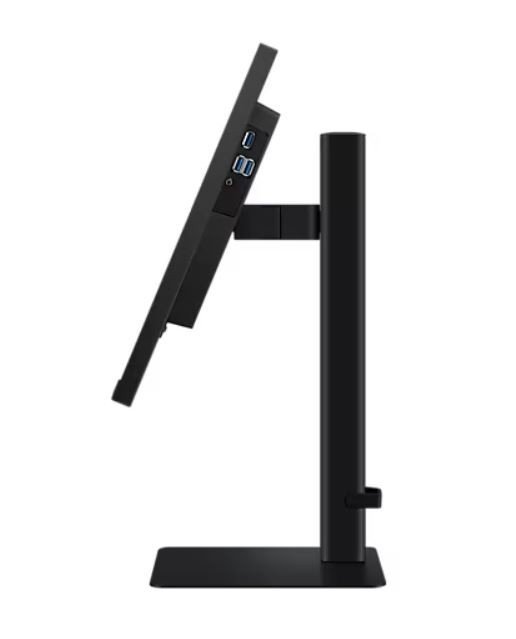Samsung Monitor 24 cale ViewFinity S60D IPS 2560x1440 WQHD 16:9 1xHDMI 1xDP 3xUSB 3.0 5ms PinP/PbyP 100Hz HAS+PIV płaski 3YOn-Si