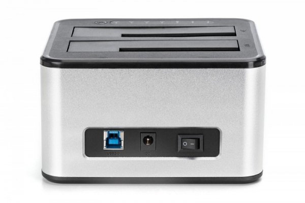 Digitus Stacja dokująca USB 3.0 Super Speed do 2x SSD/HDD 2.5/3.5&quot; SATA III max.2x20TB z funkcją klonowania