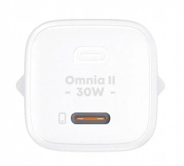 AUKEY PA-B1L White Omnia II Mini ładowarka sieciowa 1xUSB-C PowerDelivery 30W 5A