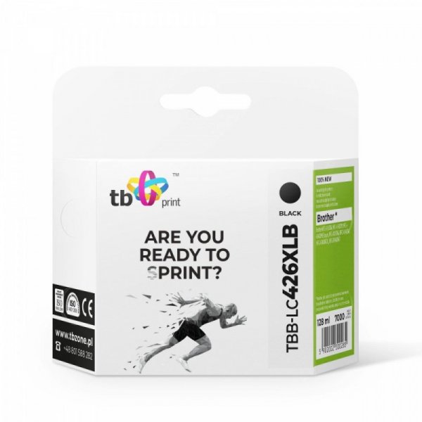 TB Print Tusz do Brother MFC-J4540DW TBB-LC426XLB 100% nowy czarny