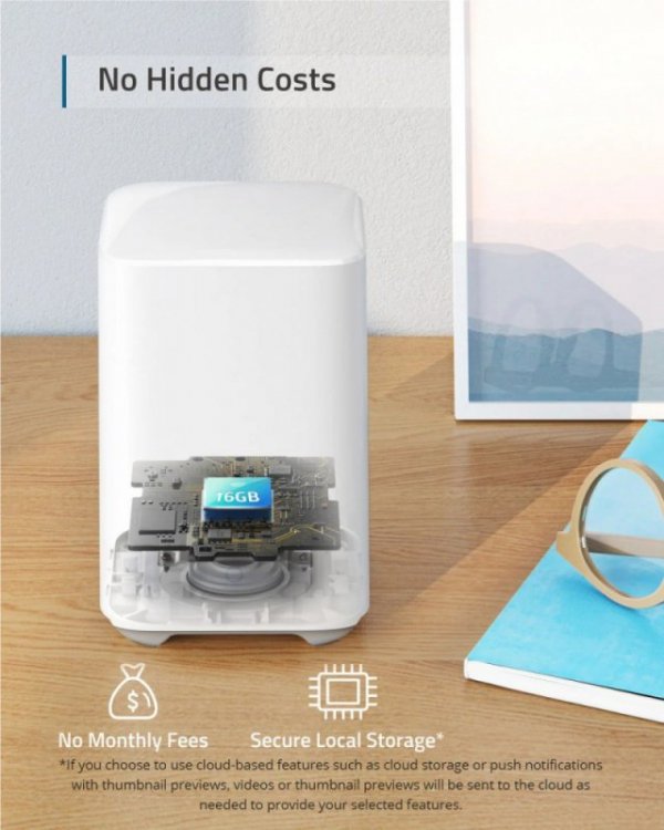 Anker Zestaw kamer Eufy Cam 2 Pro 3+1 - EU/ES/FR/ES biało-szary
