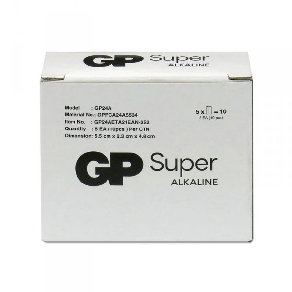 GP Battery Baterie alkaliczne LR03/AAA SUPER 10 sztuk (G-TECH)