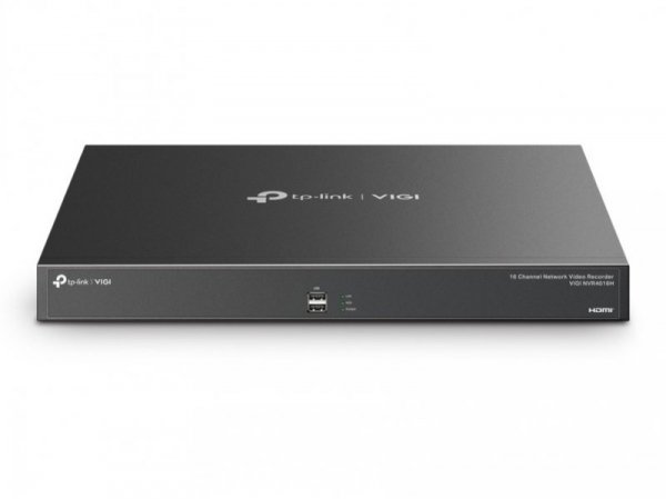 TP-LINK Rejestrator wideo 16 Channel  16-Channel, 320Mbps Incoming Bandwidth, 320Mbps Outgoing Bandwidth, 8MP Resolut VIGI NVR40