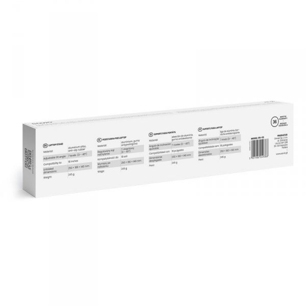 Savio Przenośna podstawka biurowa pod laptop/tablet PB-05
