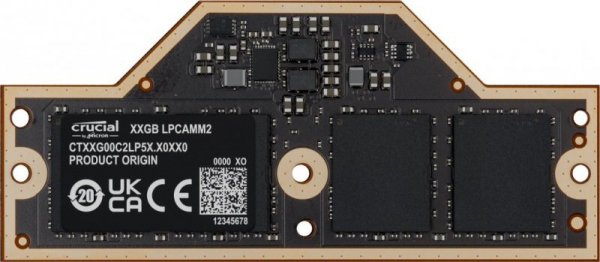 Crucial Pamięć do notebooka DDR5 LPCAMM2 64GB/7500 LPDDR5X