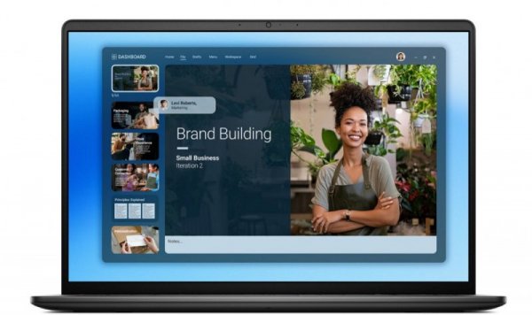 Dell Laptop Dell 16 DC16250 W11P C5 120U/16GB/1TB/16.0 FHD+/Int/FgrPr/WLAN + BT/Backlit Kb/3 Cell/3YPS Carbon Black