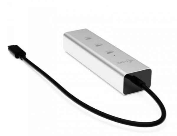 i-tec HUB USB-C Charging Metal 5 port with USB-C video 8K + Power Delivery 85W
